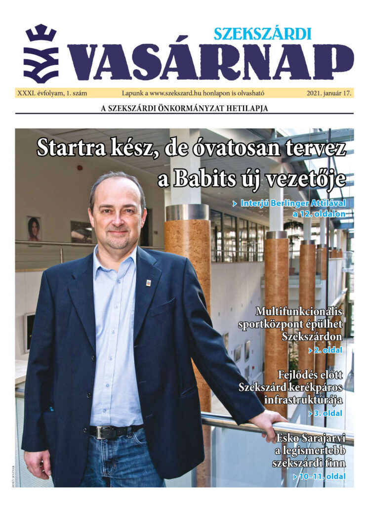 Szekszárdi Vasárnap 2021.01.17 cimlap
