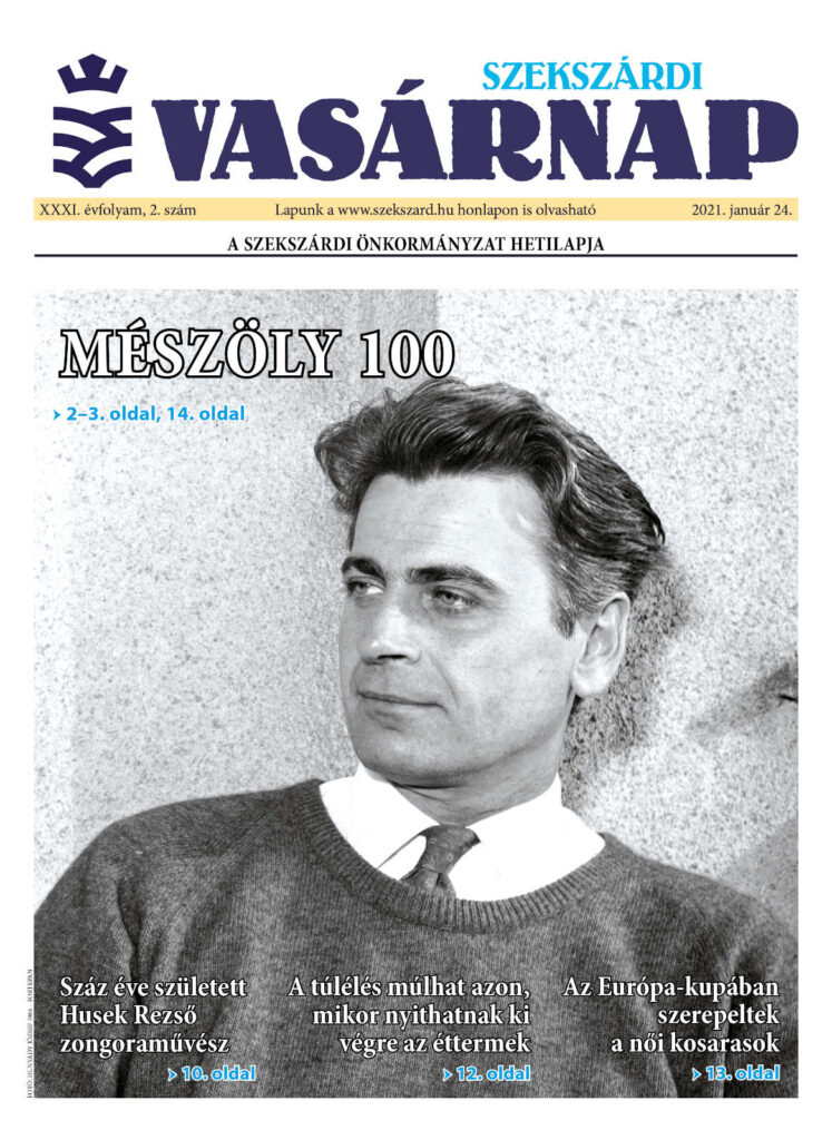 Szekszárdi Vasárnap 2021.01.24 cimlap