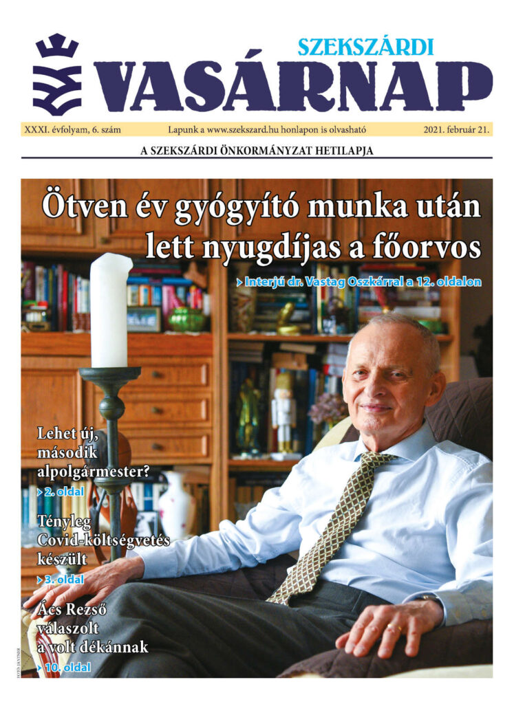 Szekszárdi Vasárnap 2021.02.21 cimlap