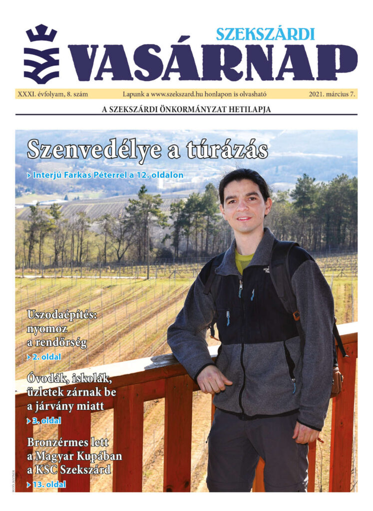 Szekszárdi Vasárnap 2021.03.07 cimlap