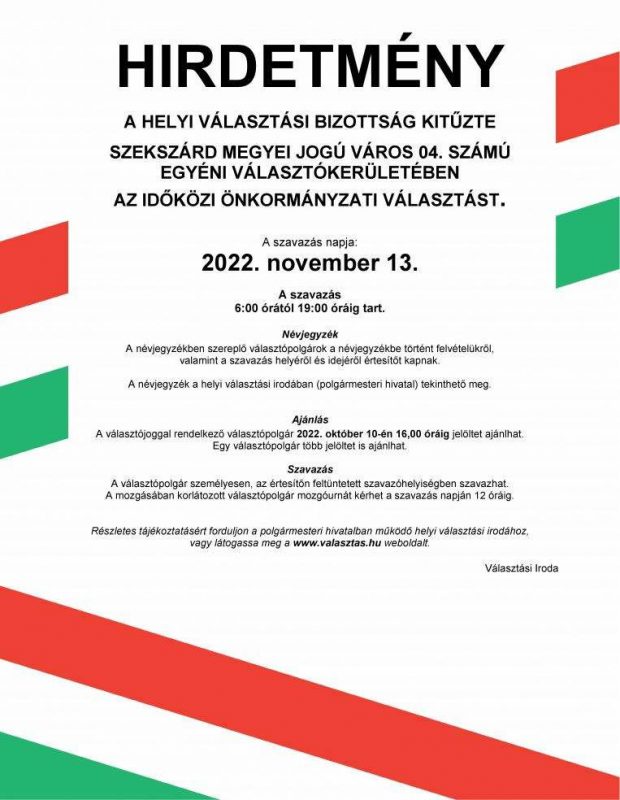 Önkormányzati választások 2022 plakát